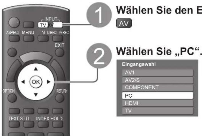 PANASONIC TX-L19X10E - Anzeigen von PC-Bildern auf dem Fernsehschirm - 1