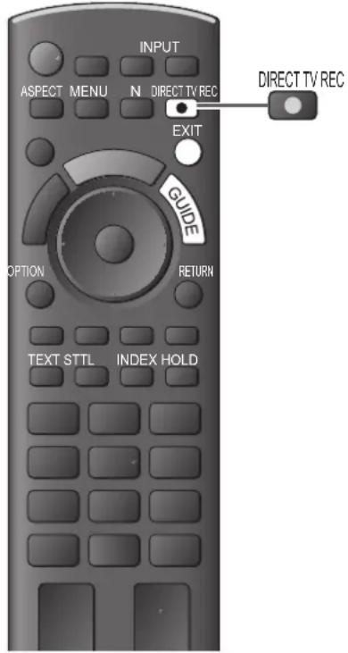 PANASONIC TX-L19X10E - Direkte TV-Aufzeichnung – Aufzeichnung des laufenden Fernsehprogramms - 1