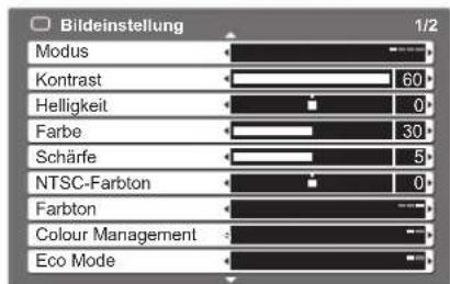 PANASONIC TX-L19X10E - Nehmen Sie gewünschte Einstellung oder Auswahl vor. - 1