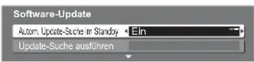 PANASONIC TX-26LMD70FA - Wählen Sie zunächst „Autom. Update-Suche im Standby“, und dann „Ein“ oder „Aus“. - 1