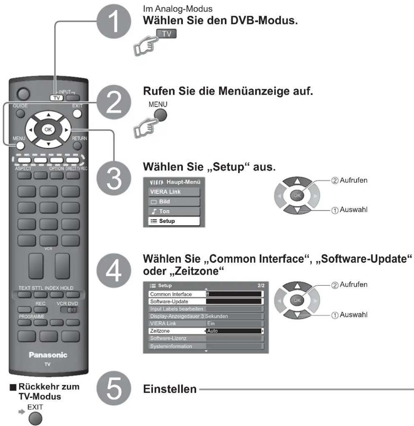 PANASONIC TX-26LMD70FA - DVB-Einstellungen (DVB-Modus) - 1