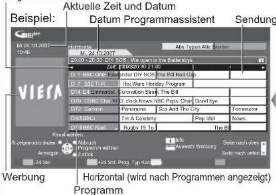 PANASONIC TH-D42PN83 - Verwendung des Programmassistenten - 3