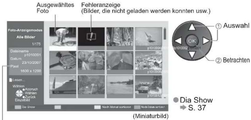 PANASONIC TH-D42PN83 - Wählen Sie das zu betrachtende Foto aus - 1