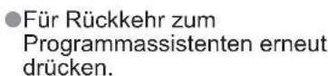 PANASONIC TH-D42PN83 - Verwendung des Programmassistenten - 15