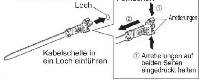 PANASONIC TH-D42PN83 - Gebrauch der Kabelklemmen - 2