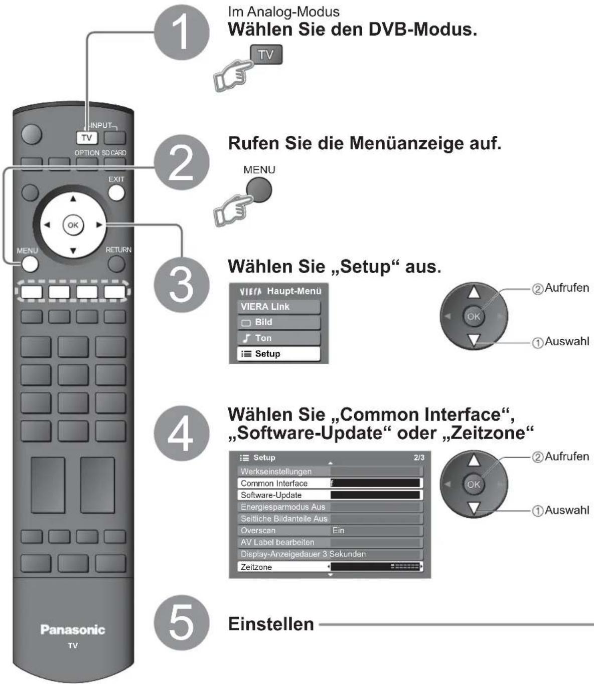 PANASONIC TH-D42PN83 - DVB-Einstellungen (DVB-Modus) - 1