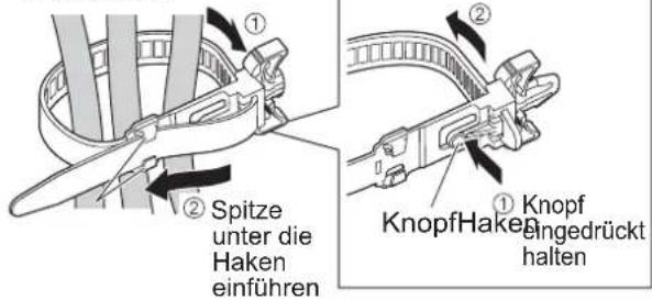 PANASONIC TH-D42PN83 - Gebrauch der Kabelklemmen - 3
