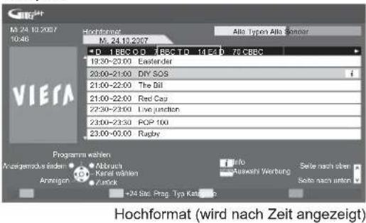 PANASONIC TH-D42PN83 - Verwendung des Programmassistenten - 5