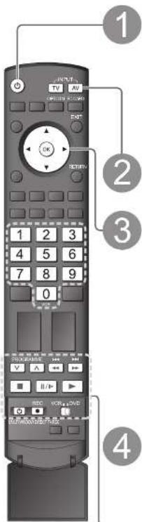 PANASONIC TH-50PV70 - Betrachten von Videos und DVDs - 1