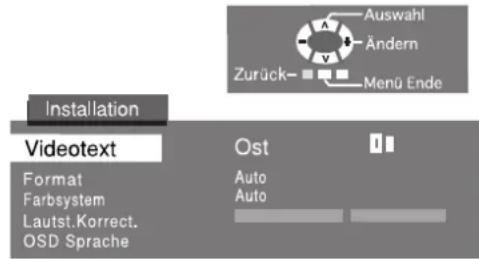 PANASONIC TX-15TA1C - OSD-Sprache - 1
