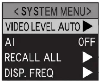 PANASONIC TX-15TA1C - SYSTEMMENÜ Fortsetzung - 1
