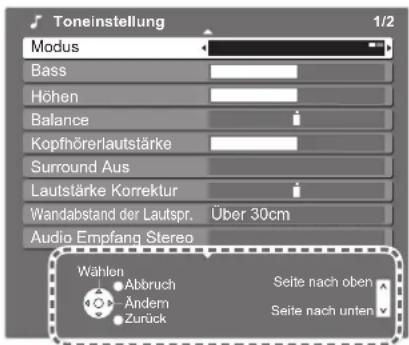 PANASONIC TH-42PZ82EA - Bildschirm-Hilfe - 1