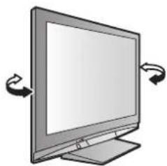PANASONIC TH-42PZ82EA - Stellen Sie den Bildschirm auf den gewünschten Winkel ein - 1