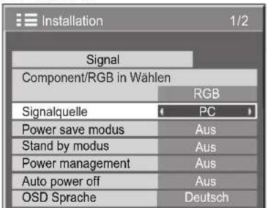 PANASONIC TH-42PWD8 - Ändern der Eingangssignalquellen - 2