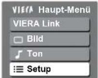 PANASONIC TH-42PV80 - Wählen Sie „Setup“ aus. - 1