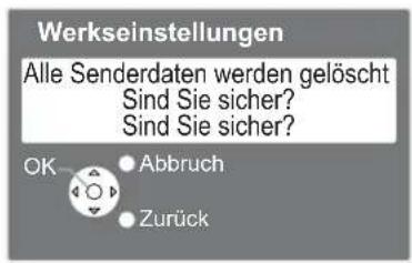 PANASONIC TH-42PV80 - Wiederherstellen des Auslieferungszustands - 2