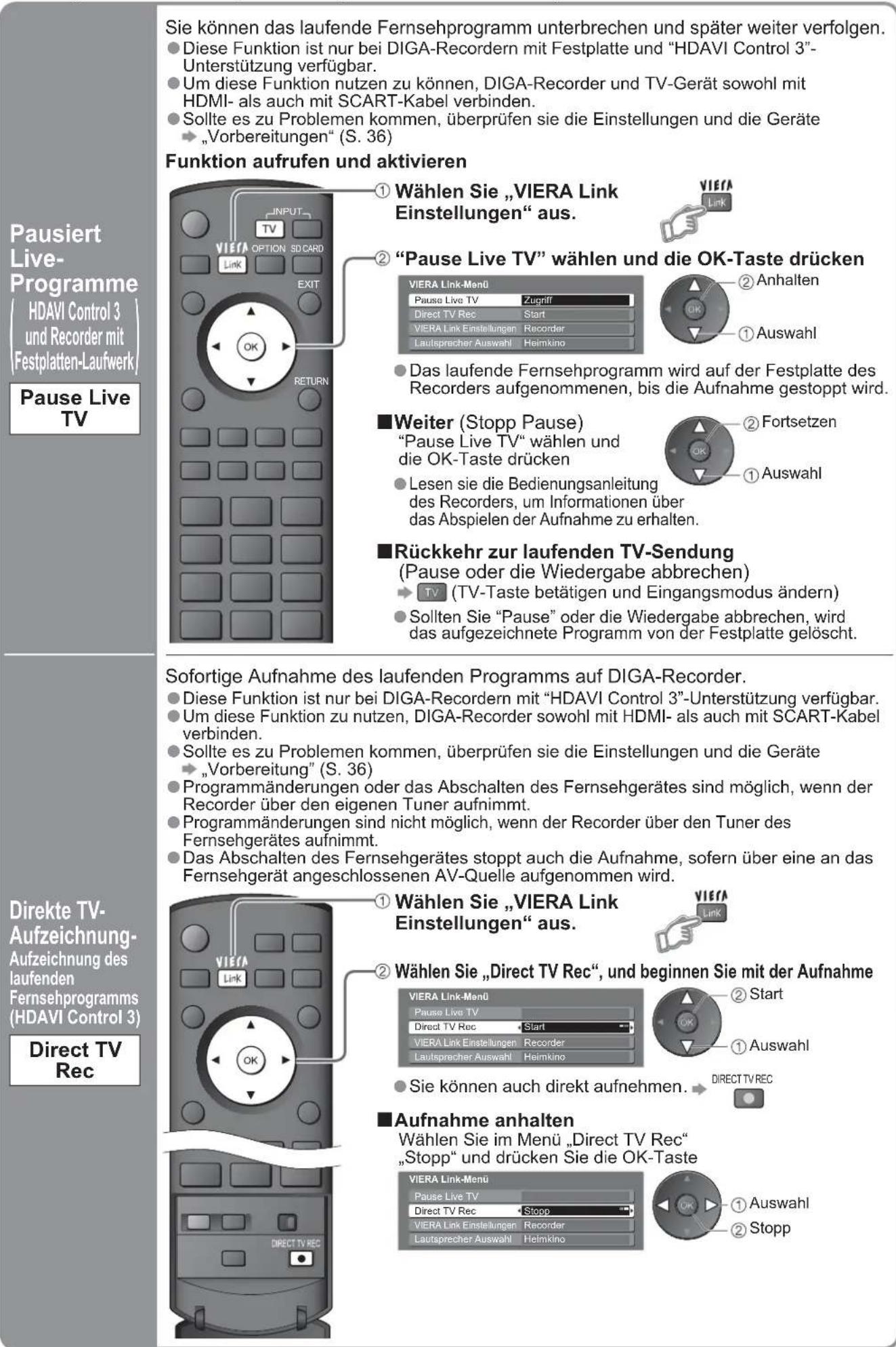 PANASONIC TH-42PV80 - Ausschaltverknüpfung - 1