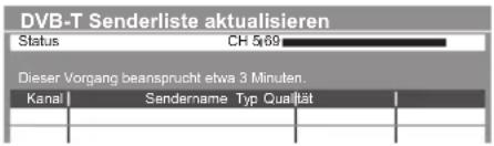 PANASONIC TX-P50XT50 - DVB-Senderliste automatisch aktualisieren [Senderliste aktualisieren] - 1