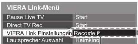PANASONIC TX-P50XT50 - ■ Bei Anschluss mehrerer Recorder oder Player - 1