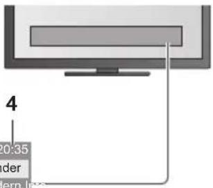 PANASONIC TX-P50XT50 - Anzeigen des Informationsbanners - 3