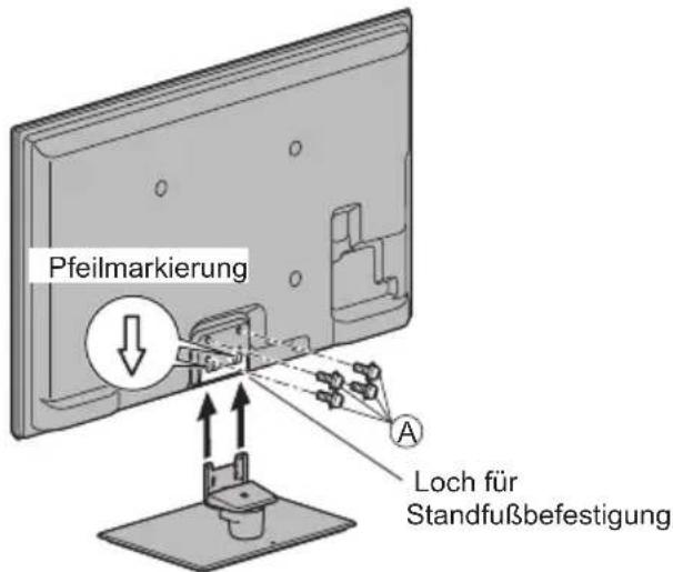 PANASONIC TX-P50XT50 - Verwenden Sie zum Befestigen die Schrauben®. - 1