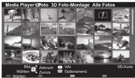 PANASONIC TX-P50XT50 - Wählen Sie zwei Fotos für L (links) und R (rechts) - 1