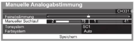 PANASONIC TX-P50XT50 - [Manueller Suchlauf]: - 1