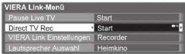PANASONIC TX-P46U20E - Direkte TV-Aufzeichnung – Aufzeichnung des laufenden Fernsehprogramms Direct TV Rec - 2