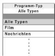 PANASONIC TX-P46U20E - ■Anzeigen einer Programmliste des gewählten Programm-Typs (DVB-Modus) - 2