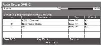 PANASONIC TX-P46U20E - Starten Sie die automatische Senderabstimmung. - 2