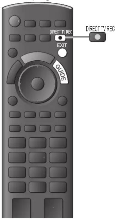 PANASONIC TX-P46U20E - Direkte TV-Aufzeichnung – Aufzeichnung des laufenden Fernsehprogramms - 1