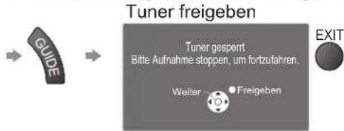 PANASONIC TX-P46U20E - Beenden der Aufzeichnung - 3