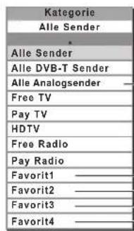 PANASONIC TX-P46U20E - ■Anzeigen einer Programmliste der gewählten Kategorie - 2