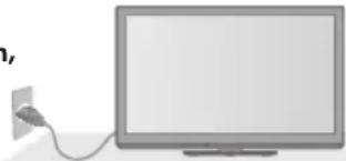 PANASONIC TX-P46ST33J - Handhabung von Netzstecker und Netzkabel - 2