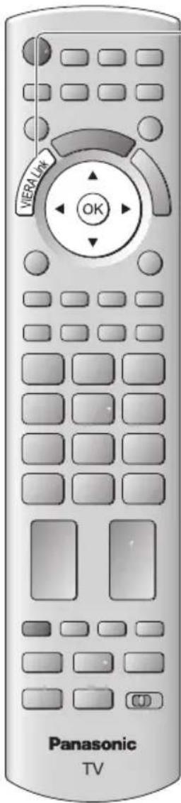 PANASONIC TX-P46ST33J - Menüsteuerung eines angeschlossenen Gerätes über die VIERA-Fernbedienung [VIERA Link Einstellungen] - 1