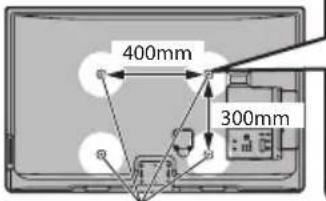 PANASONIC TX-P46ST33J - Wandhalterung - 2