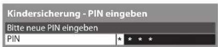 PANASONIC TX-P46ST33J - Geben Sie die PIN-Nummer ein (4 Ziffern) - 1