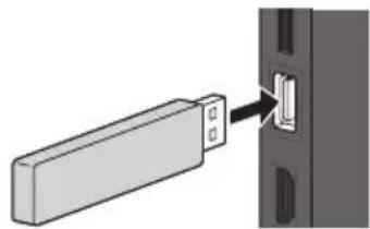 PANASONIC TX-P46ST30E - Zum Einführen oder Entnehmen der SD-Karte / des USB-Flash-Speichers - 1