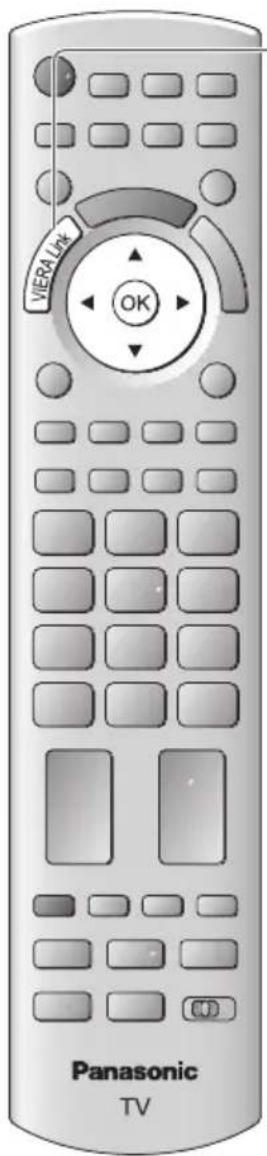 PANASONIC TX-P46ST30E - Menüsteuerung eines angeschlossenen Gerätes über die VIERA-Fernbedienung [VIERA Link Einstellungen] - 1
