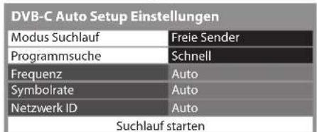 PANASONIC TX-P46ST30E - Nehmen Sie die gewünschten Einstellungen für die Auto Setup Einrichtung vor. - 1
