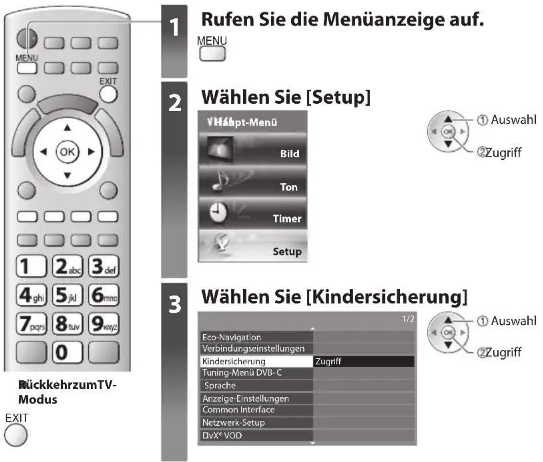 PANASONIC TX-P46ST30E - Kindersicherung - 1