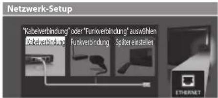 PANASONIC TX-P46ST30E - Wählen Sie den Netzwerktyp - 1