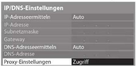 PANASONIC TX-P46ST30E - Wählen Sie [Proxy-Einstellungen] aus und nehmen Sie die Einstellungen vor - 1