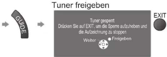 PANASONIC TX-P46S20E - ■Beenden der Aufzeichnung - 1