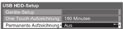 PANASONIC TX-P46S20E - ■Anhalten von „Permanente Aufzeichnung“ - 1
