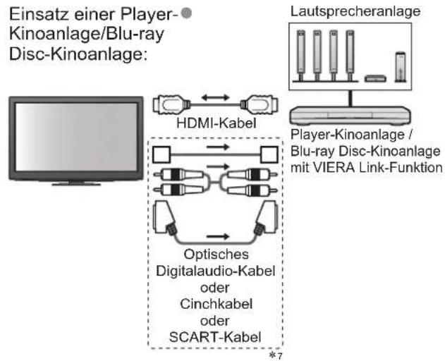 PANASONIC TX-P46S20E - Übersicht über die Q-Link- und VIERA Link-Funktionen - 9