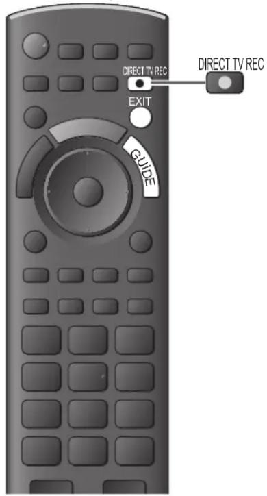 PANASONIC TX-P46S20E - Direkte TV-Aufzeichnung – Aufzeichnung des laufenden Fernsehprogramms - 1