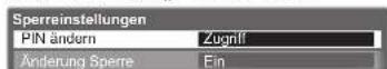 PANASONIC TX-P46S20E - ■Ändern der PIN-Nummer - 1