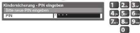 PANASONIC TX-P46S20E - Sperren von Programmplätzen Kindersicherung - 1