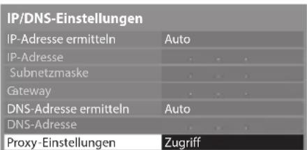 PANASONIC TX-P46GT30Y - Wählen Sie [Proxy-Einstellungen] aus und nehmen Sie die Einstellungen vor - 1
